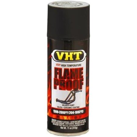 VHT Vht SP102 Flameproof Coating - Flat Black Paint Can; 11 Oz. S24-SP102